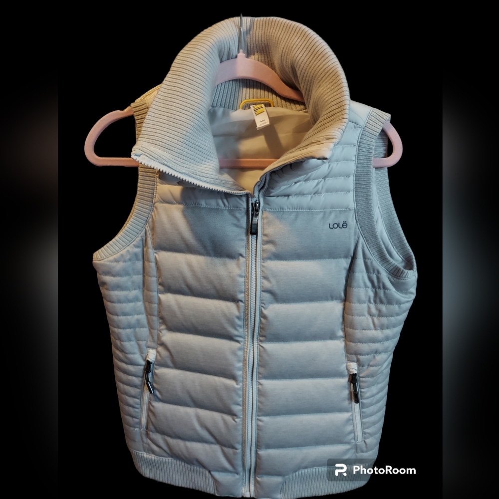 LOLE Brooklyn Light Gray Vest Women's Size M